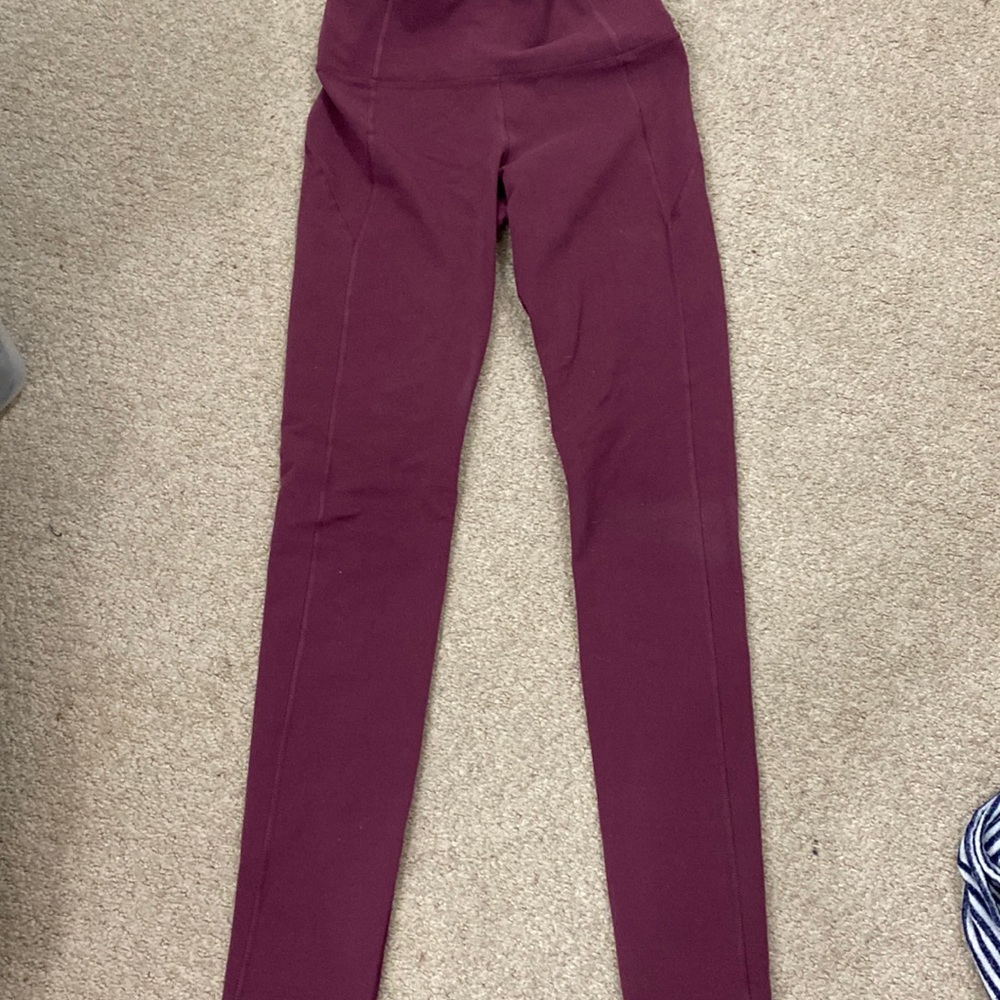 Pink under armour leggings